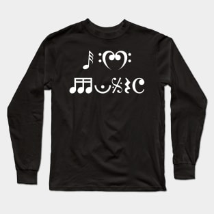 I Love Music Long Sleeve T-Shirt